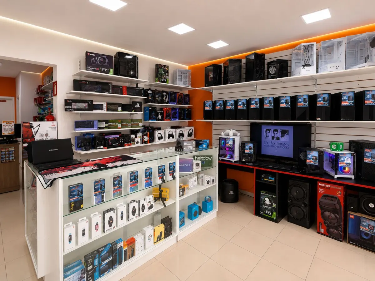 Loja Fênix Informática — periféricos e gabinetes